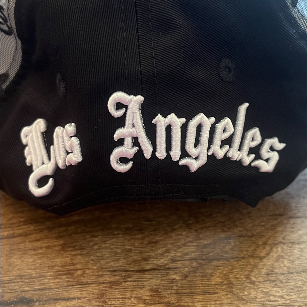 Grimy Boys City of Angels CA Black & Gray Trucker Hat - Picture 4 of 7